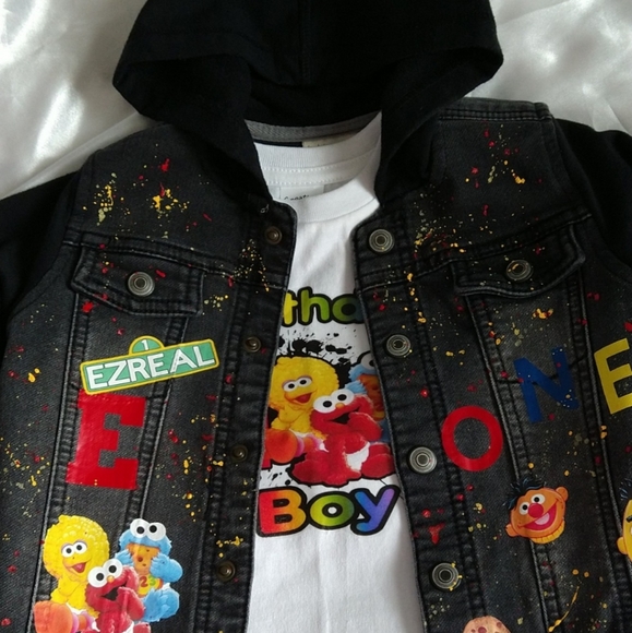 Sesame Street Themed Birthday Party Family Matching Shirts - Picture 4 of 7